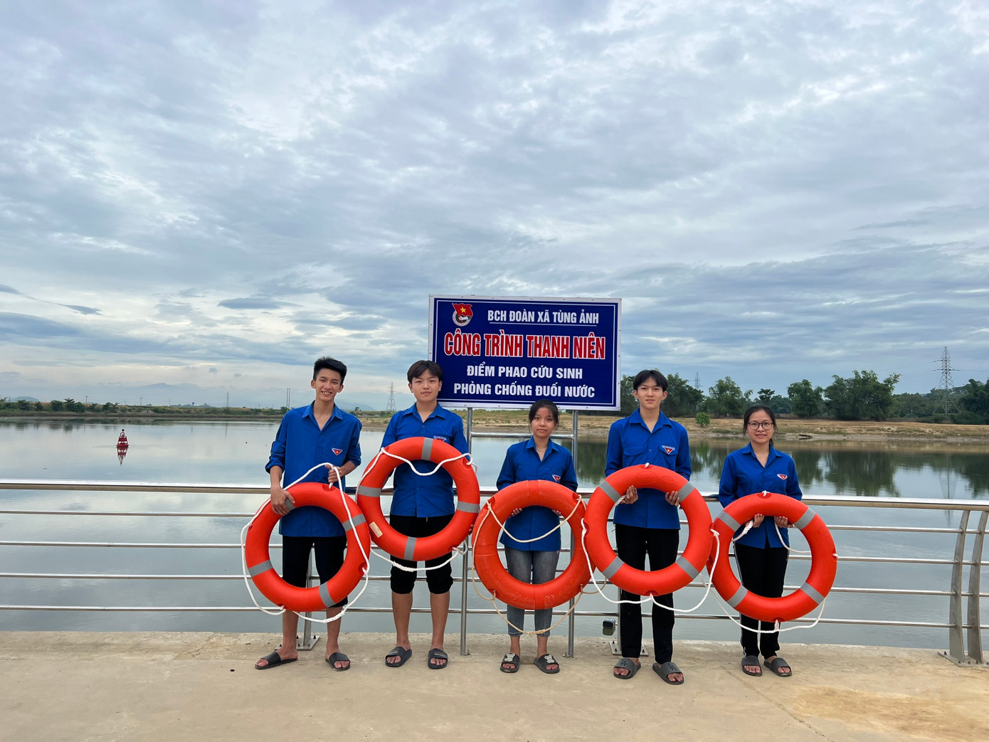 Tuổi trẻ xã Tùng Ảnh xây dựng mô hình thanh niên.