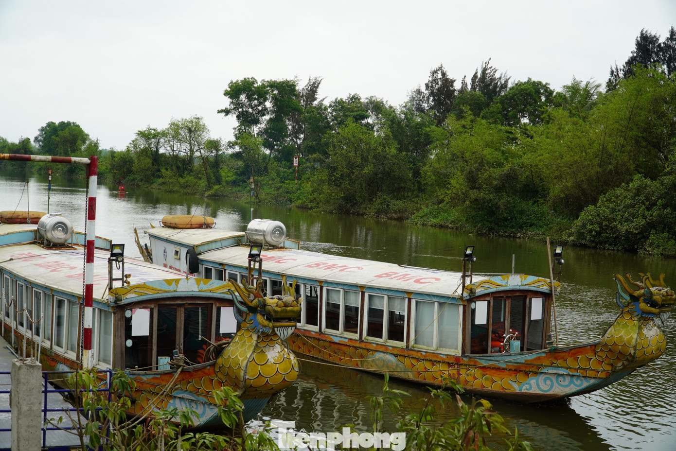 Hiện nay dự án chỉ mới hoàn thiện được bến thuyền du lịch và khu công viên, còn các hạng mục khác vẫn đang nằm "trên giấy". Nhưng đến nay, hạng mục bến thuyền vắng khách, nhiều bộ phận đã xuống cấp.