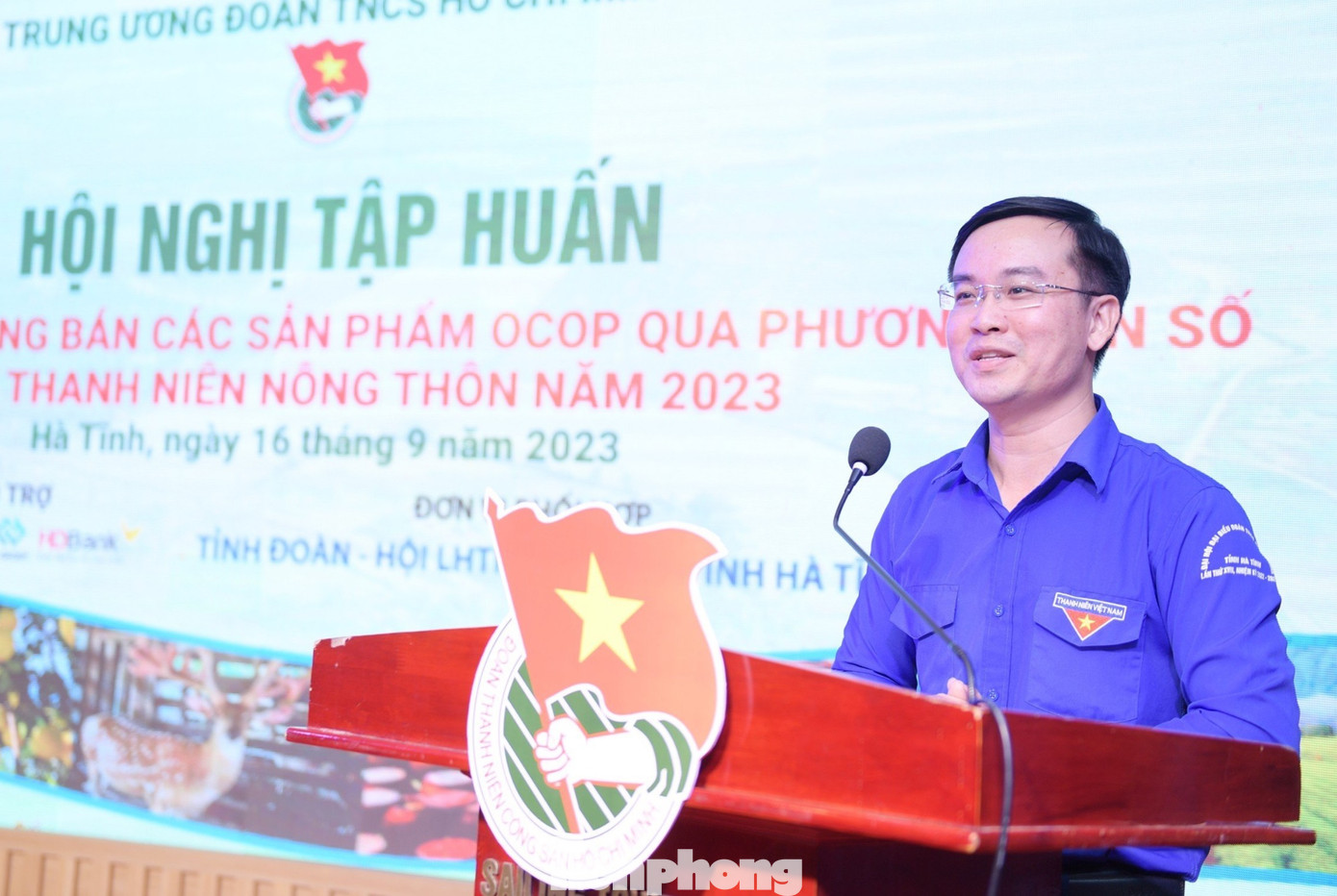 Anh Nguyễn Hoài Nam - Phó Bí thư Tỉnh Đoàn, Chủ tịch Hội LHTN tỉnh Hà Tĩnh. Anh Nguyễn Hoài Nam - Phó Bí thư Tỉnh Đoàn, Chủ tịch Hội LHTN tỉnh Hà Tĩnh.