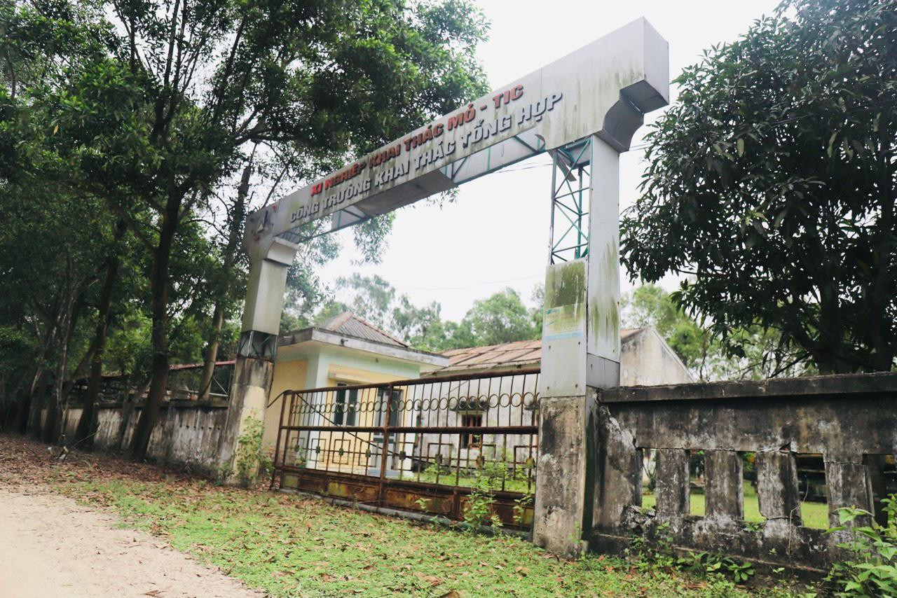 Công trường bên trong dự án mỏ sắt Thạch Khê.