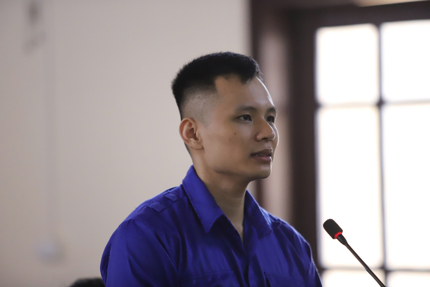 Bị cáo Phạm Quang Dương tại phiên xét xử.