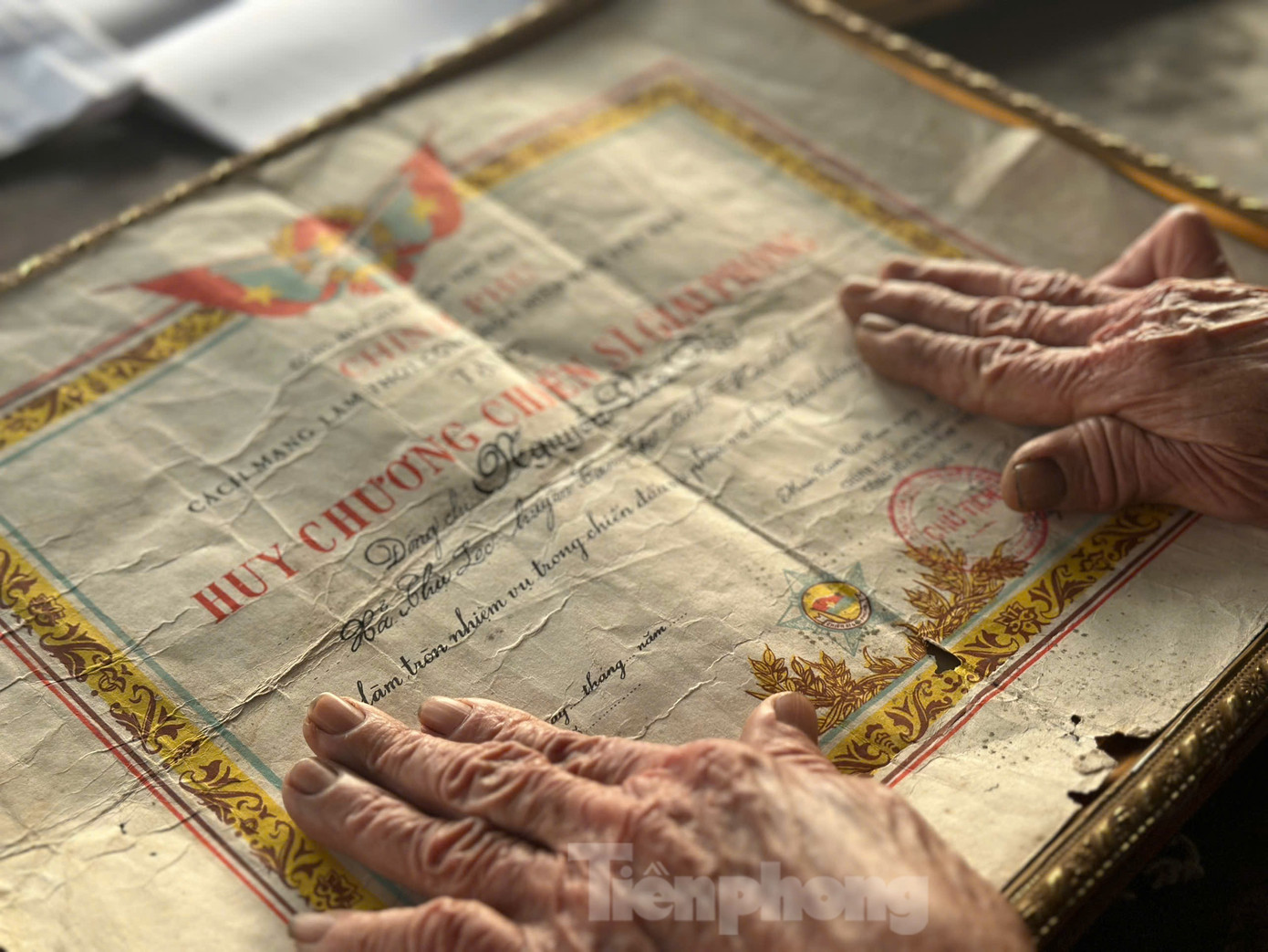 Huân chương kháng chiến của liệt sĩ Đỉu.