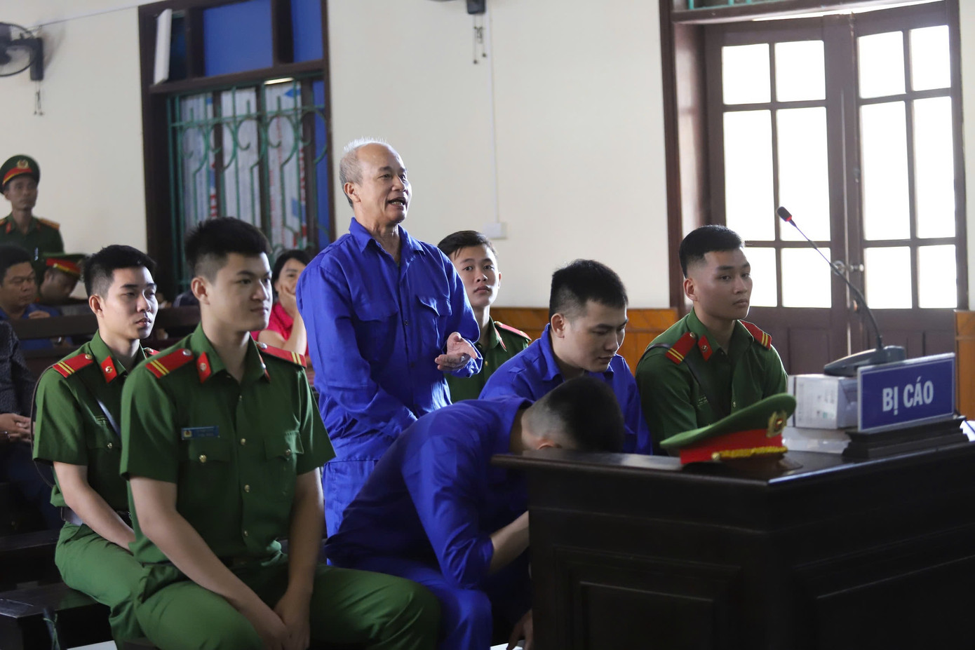 3 bị cáo tại phiên xét xử.