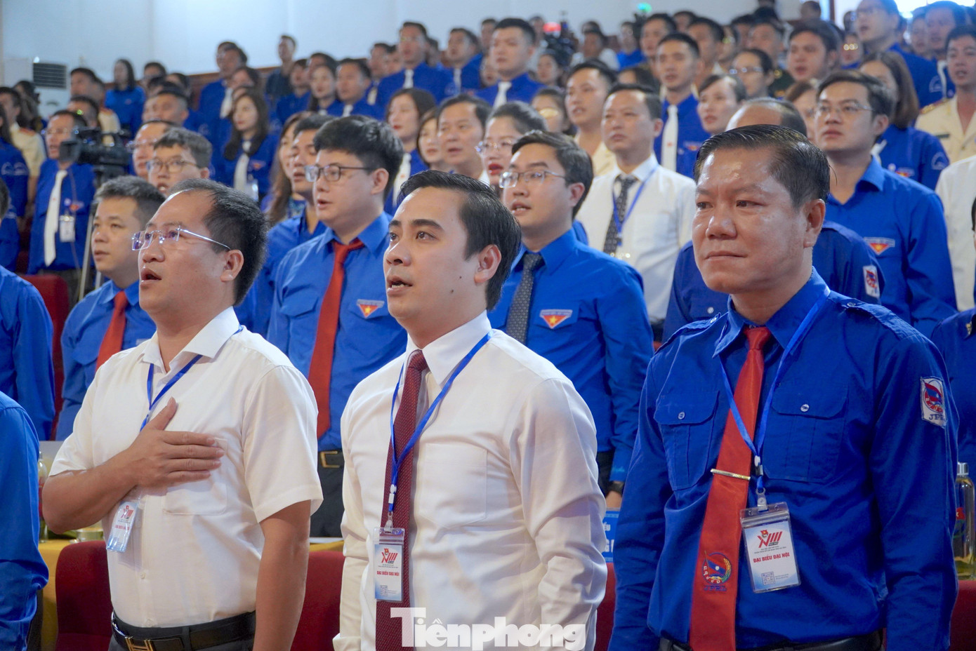 Toàn cảnh buổi diễn ra Đại hội Đoàn TNCS Hồ Chí Minh.