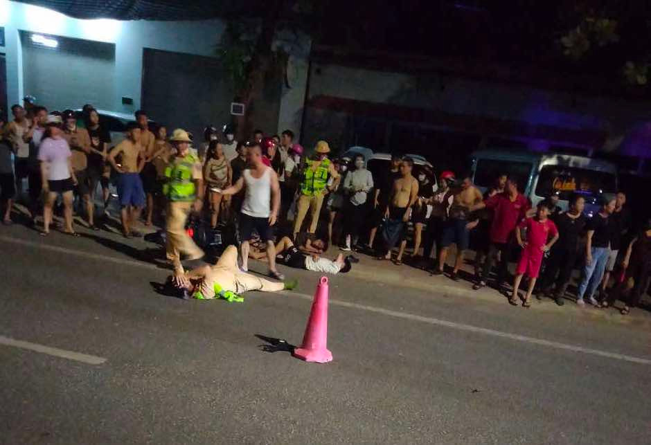 Hiện trường nơi xảy ra vụ việc. Hiện trường nơi xảy ra vụ việc.