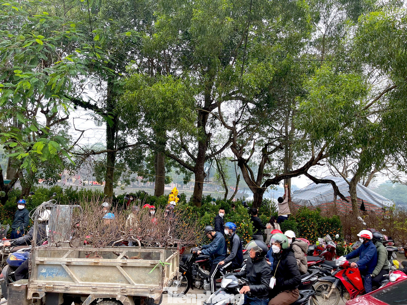 Theo anh Phong, như những năm trước đến nay phải bán được trên 80% số lượng hàng hóa, nhưng nay thị trường ế ẩm, người bán giờ chỉ mong thu hồi lại số vốn bỏ ra.