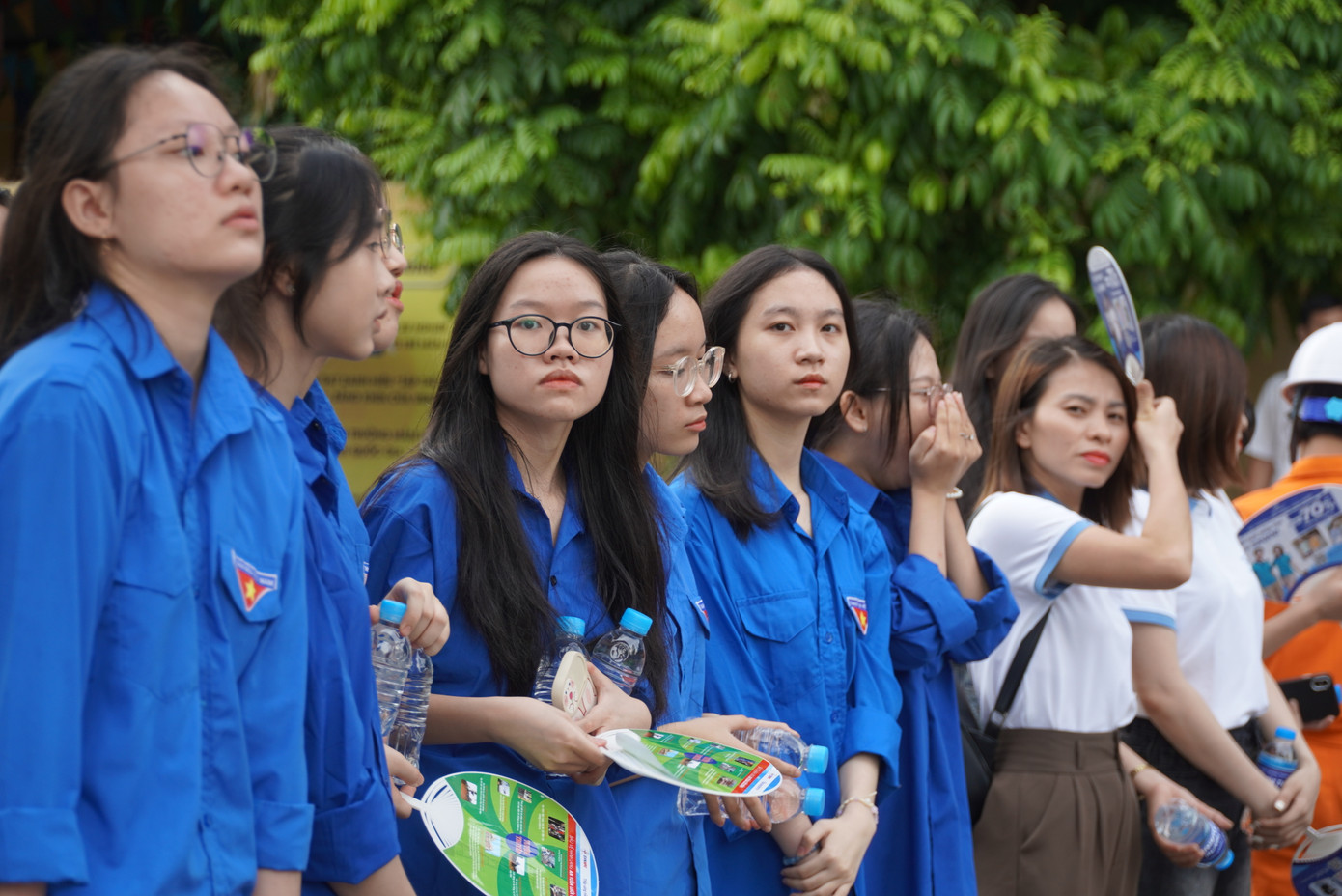 Tại Hà Tĩnh đã thành lập 35 Đội thanh niên tình nguyện “Tiếp sức mùa thi” với gần 1.500 đoàn viên thanh niên tham gia hỗ trợ thí sinh thi tốt nghiệp THPT.