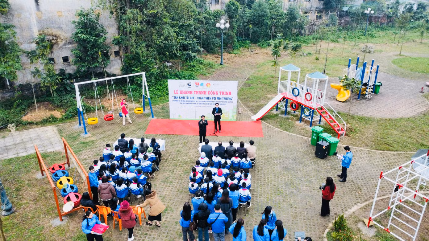 Công trình được triển khai xây dựng từ tháng 11/2024, quy mô rộng gần 2.000 m2 tại tổ dân phố 8, phường Bắc Hà.