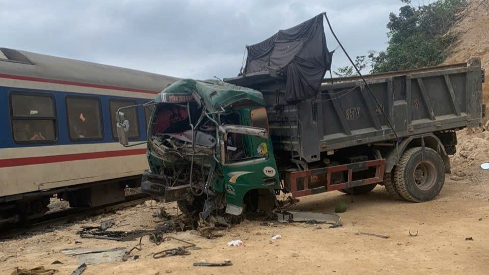 Hiện trường vụ tai nạn.