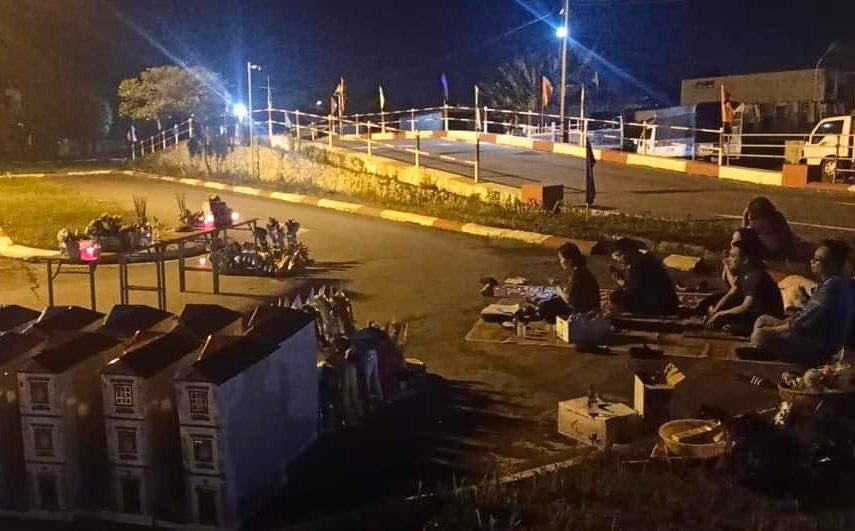 Hình ảnh cúng bái ở trung tâm sát hạch lái xe không phải ở Nghệ An