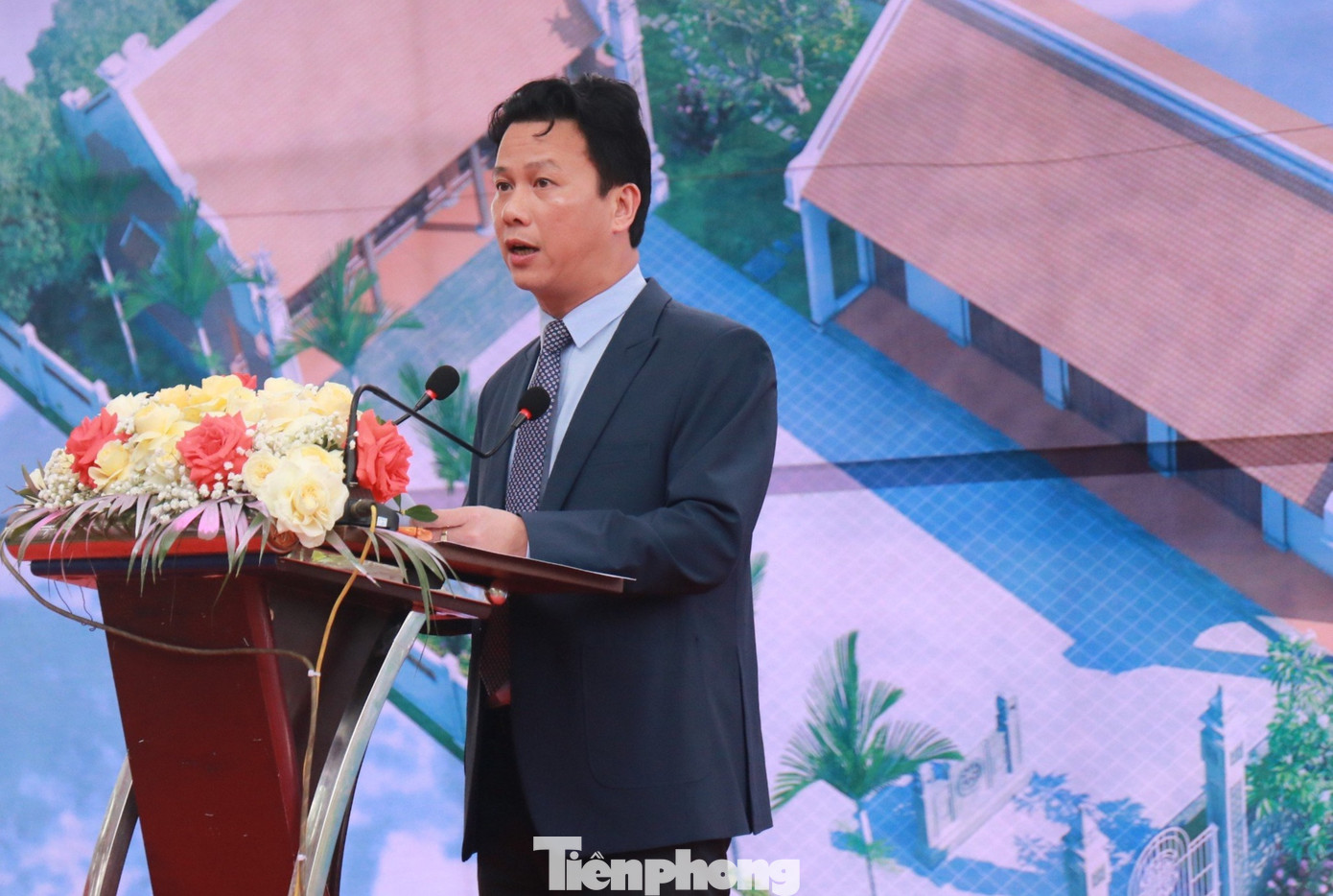 Bộ trưởng Bộ TN&MT Đặng Quốc Khánh phát biểu tại chương trình. Bộ trưởng Bộ TN&MT Đặng Quốc Khánh phát biểu tại chương trình.