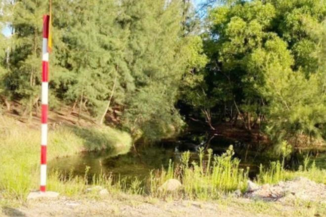 Hồ nước nơi xảy ra sự việc. Hồ nước nơi xảy ra sự việc.