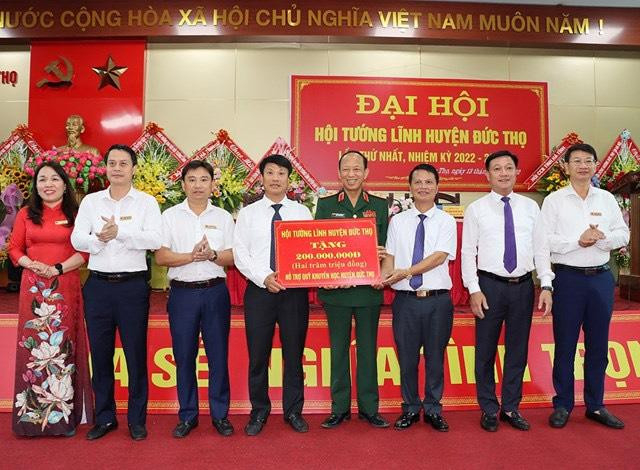 Ngày 13/8, Hội tướng lĩnh huyện Đức Thọ tổ chức Đại hội đại biểu lần thứ nhất. (Ảnh HT)