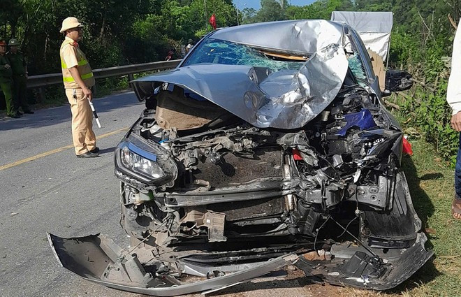 Hiện trường vụ tai nạn.