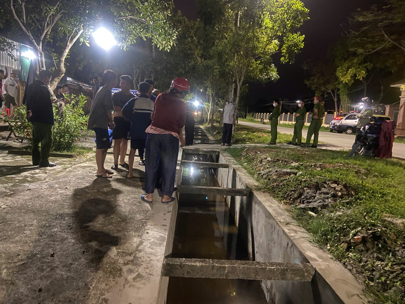 Hiện trường nơi xảy ra vụ việc.