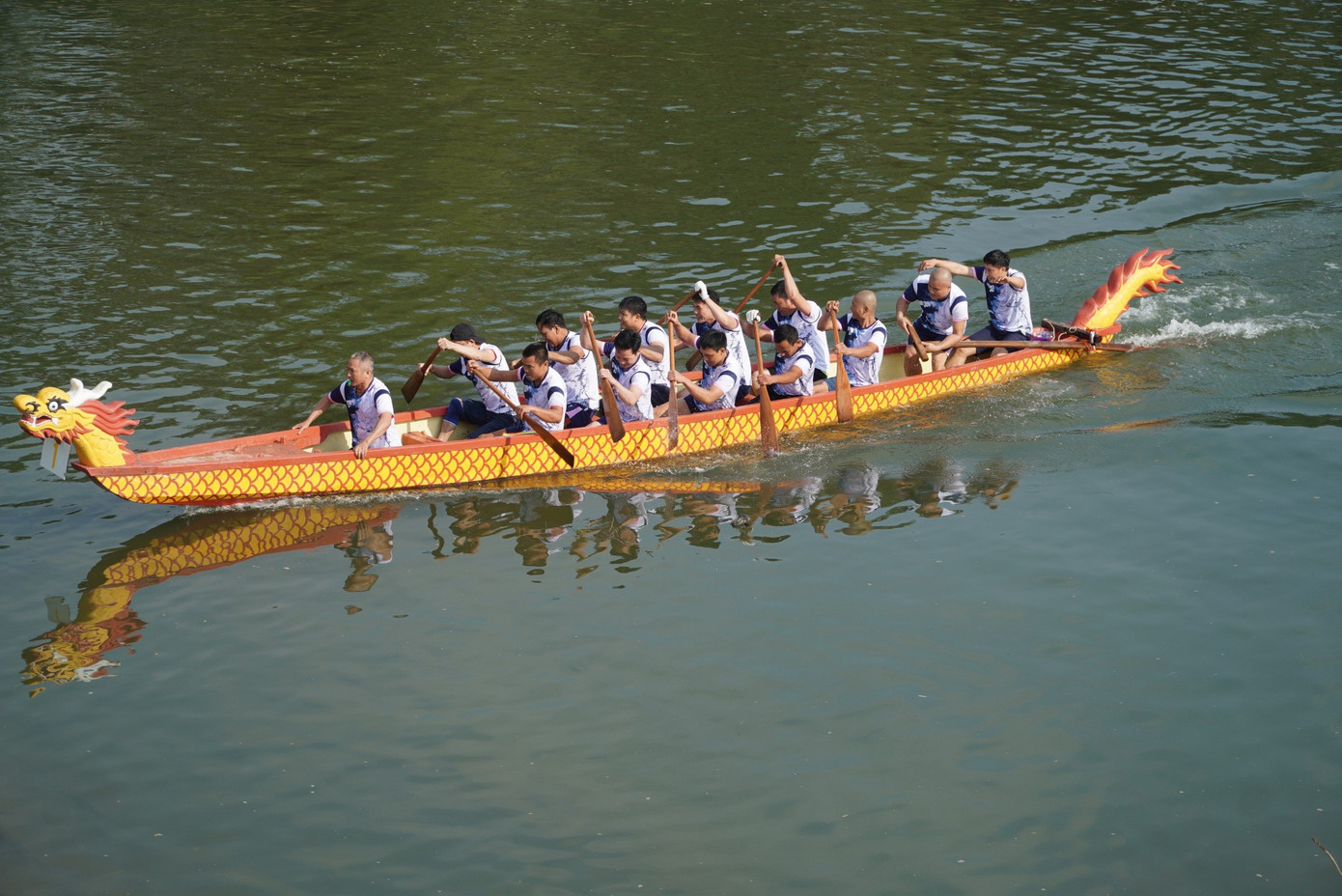 Phút bứt phá trong đoạn đua về đích của đội tuyển nam...