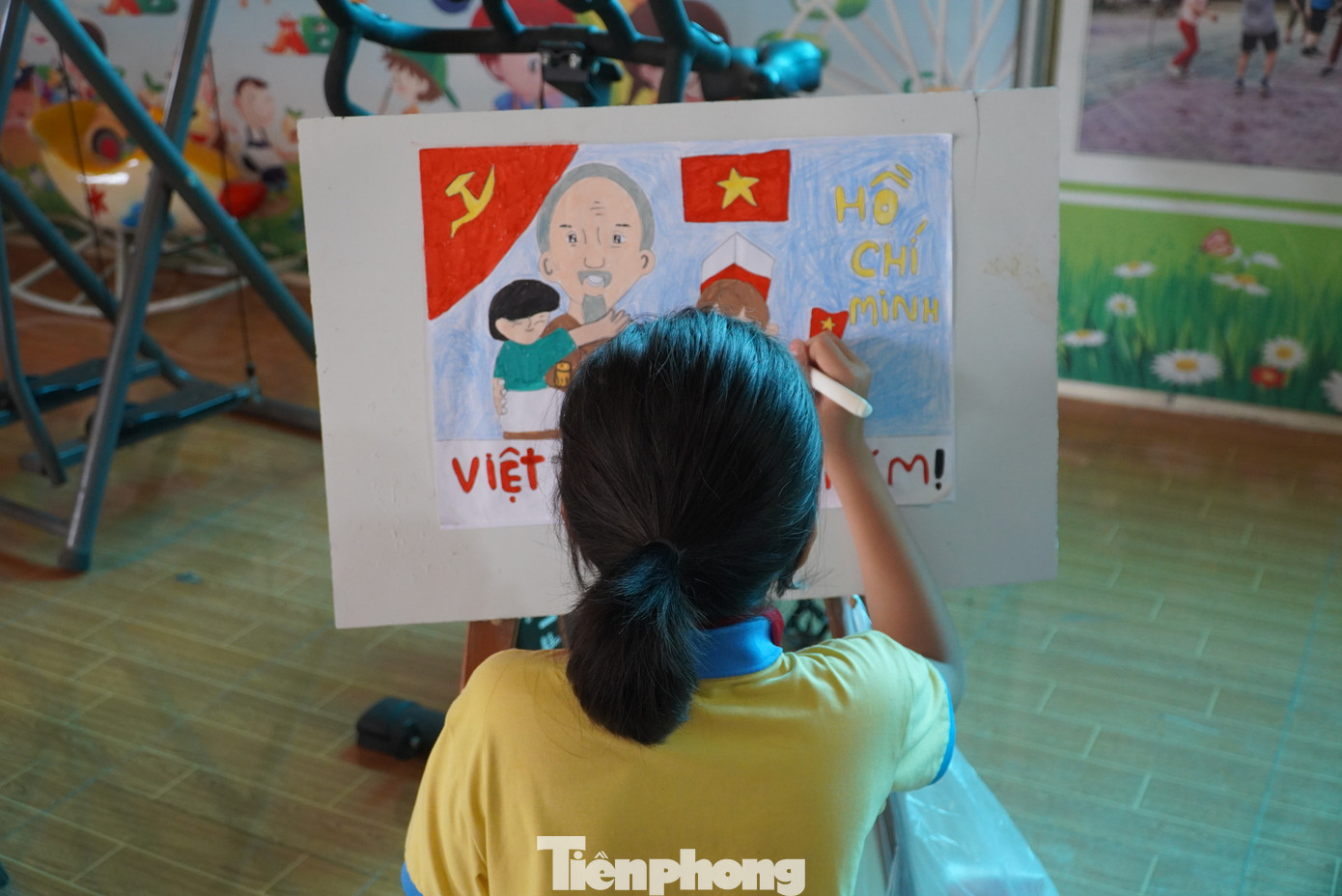 Những mô hình này đã giúp các em học sinh có được sân chơi bổ ích sau giờ học.