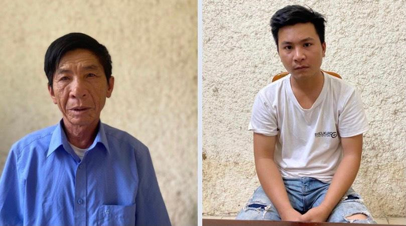 Hai cha con Nguyễn Văn Pháp và Nguyễn Văn Đức.