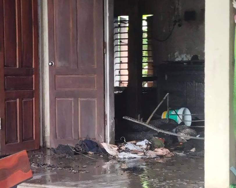 Ngôi nhà nơi xảy ra sự việc.