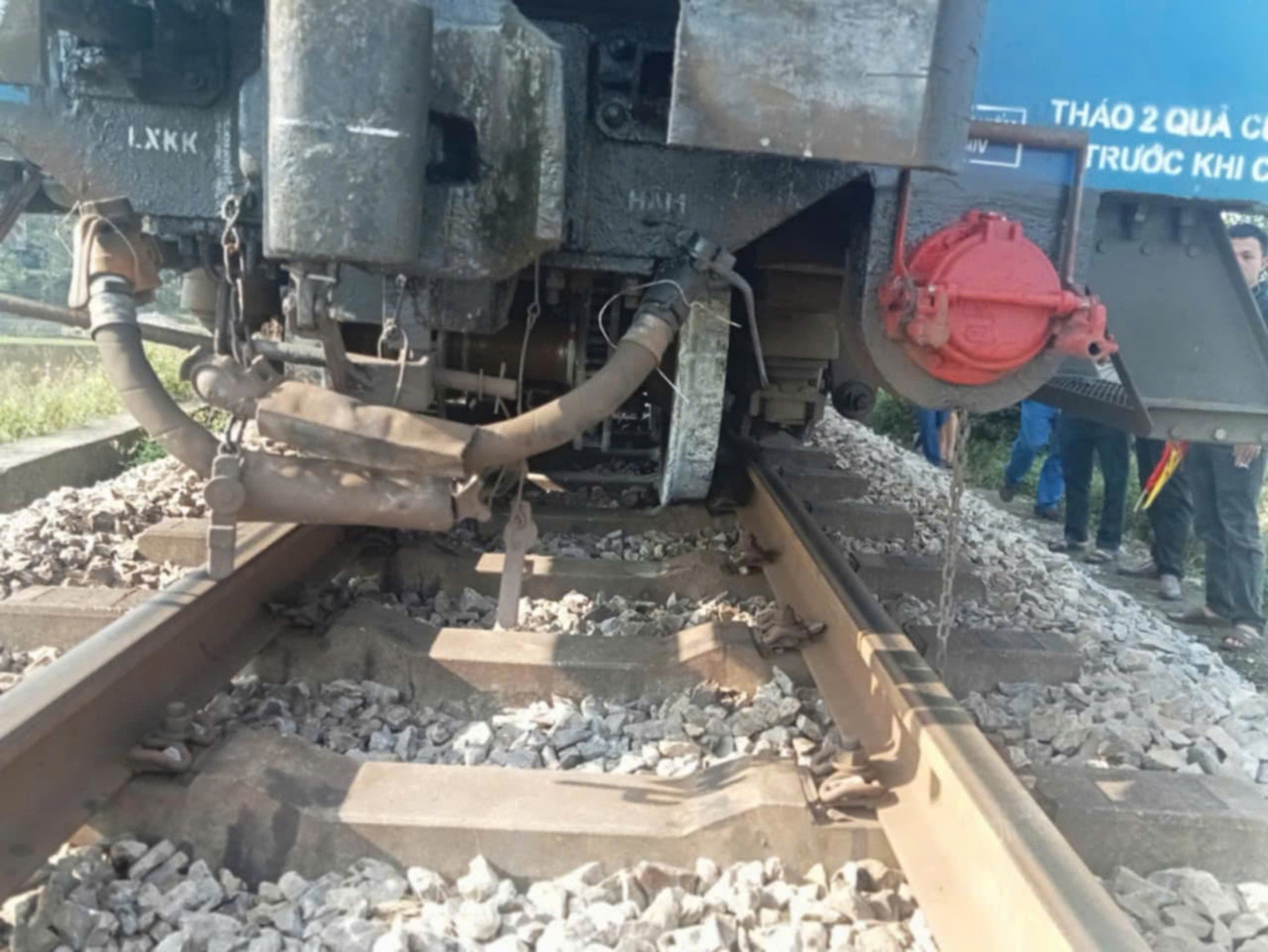 Hiện trường nơi xảy ra vụ việc.