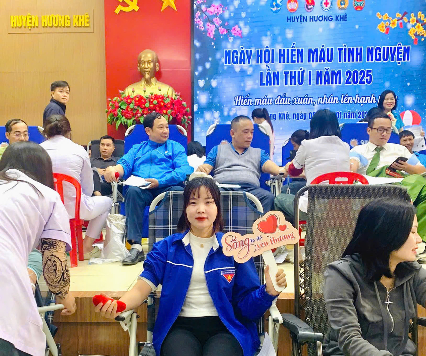 Chương trình tổ chức lần thứ I năm 2025 với chủ đề "Hiến máu đầu Xuân, nhân lên hạnh phúc". Chương trình tổ chức lần thứ I năm 2025 với chủ đề "Hiến máu đầu Xuân, nhân lên hạnh phúc".