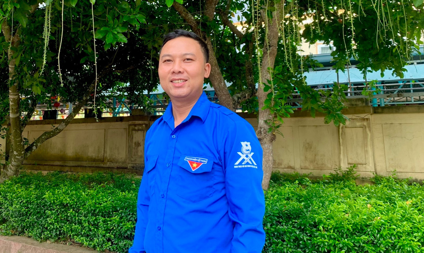 Bí thư Đoàn xã, Chủ tịch Hội LHTN xã Tùng Ảnh (huyện Đức Thọ) Nguyễn Đắc Thắng.