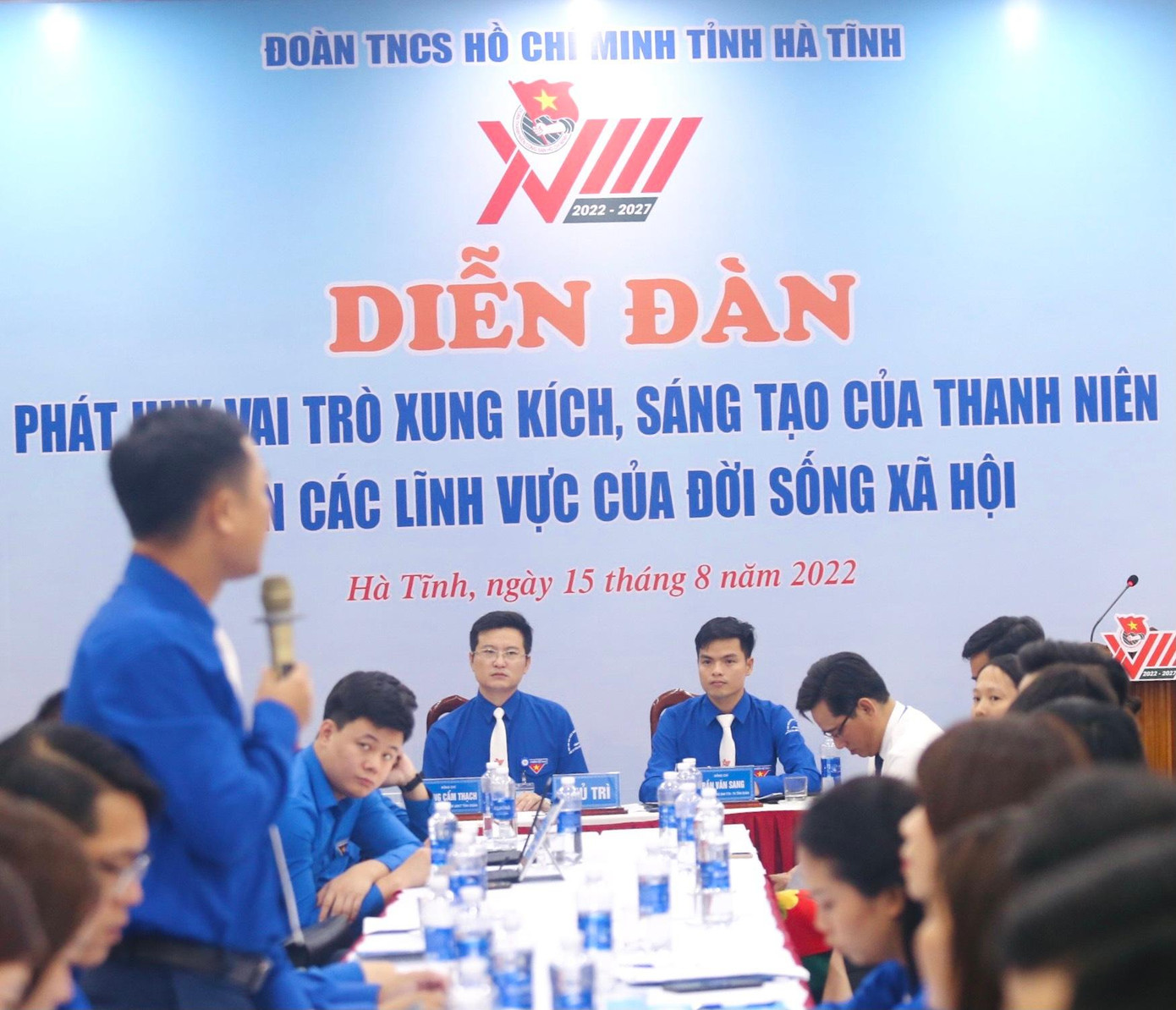 Diễn đàn thảo luận chủ đề: “Phát huy vai trò xung kích, sáng tạo của thanh niên trên các lĩnh vực đối với đời sống xã hội”.