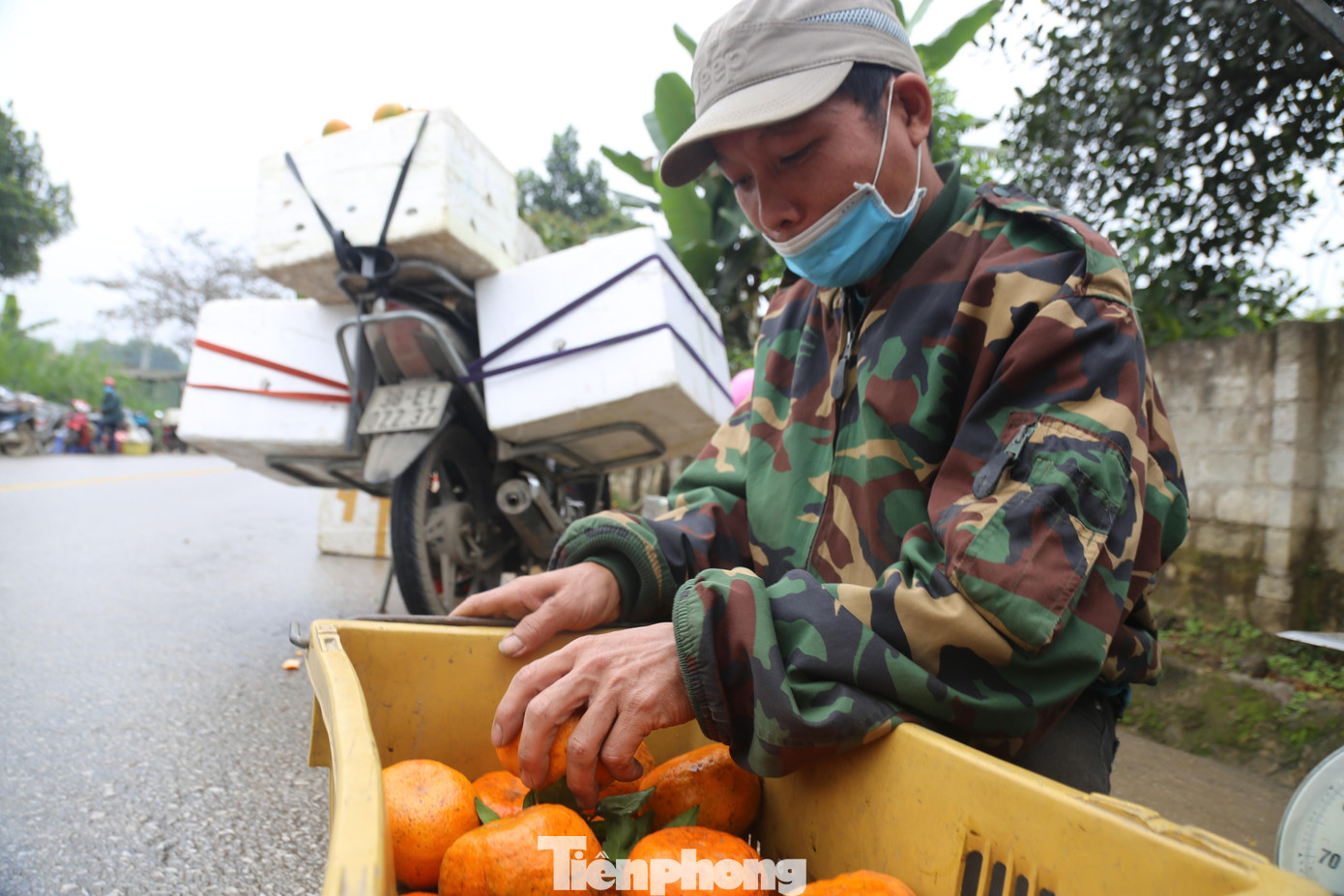 "Năm nay thị trường tiêu thụ khó hơn do ảnh hưởng của dịch COVID-19, nhưng cam năm nay lại được mùa nên dân rất phấn khởi. Trước Tết cũng tiêu thụ được nhiều, số còn lại ra năm chúng tôi cũng bán lẻ", một người dân xã Sơn Trường cho hay.