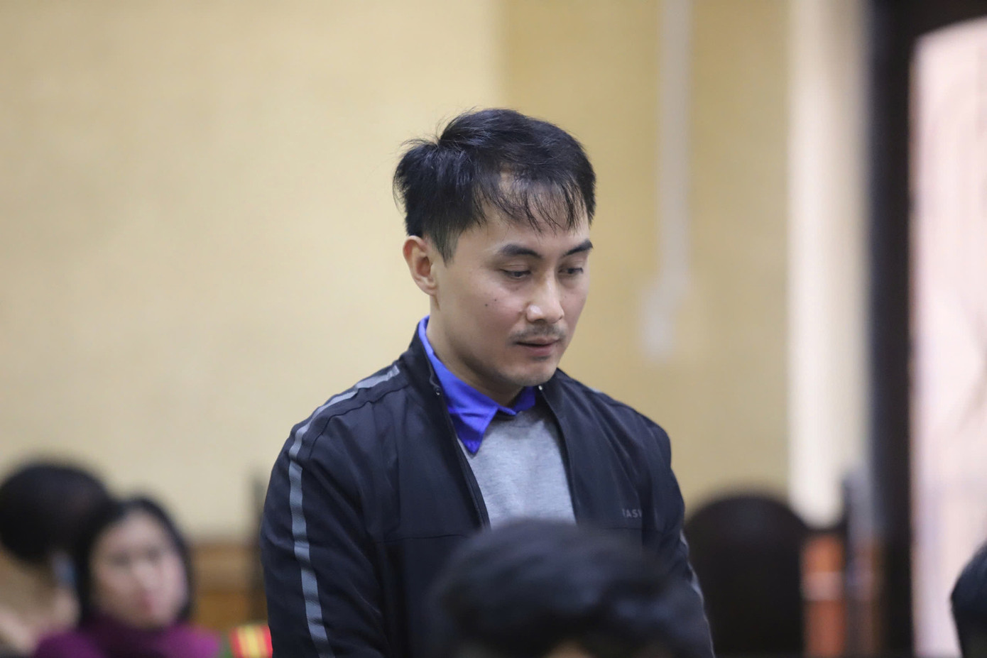 Bị cáo Dương Anh Dũng tại phiên tòa.