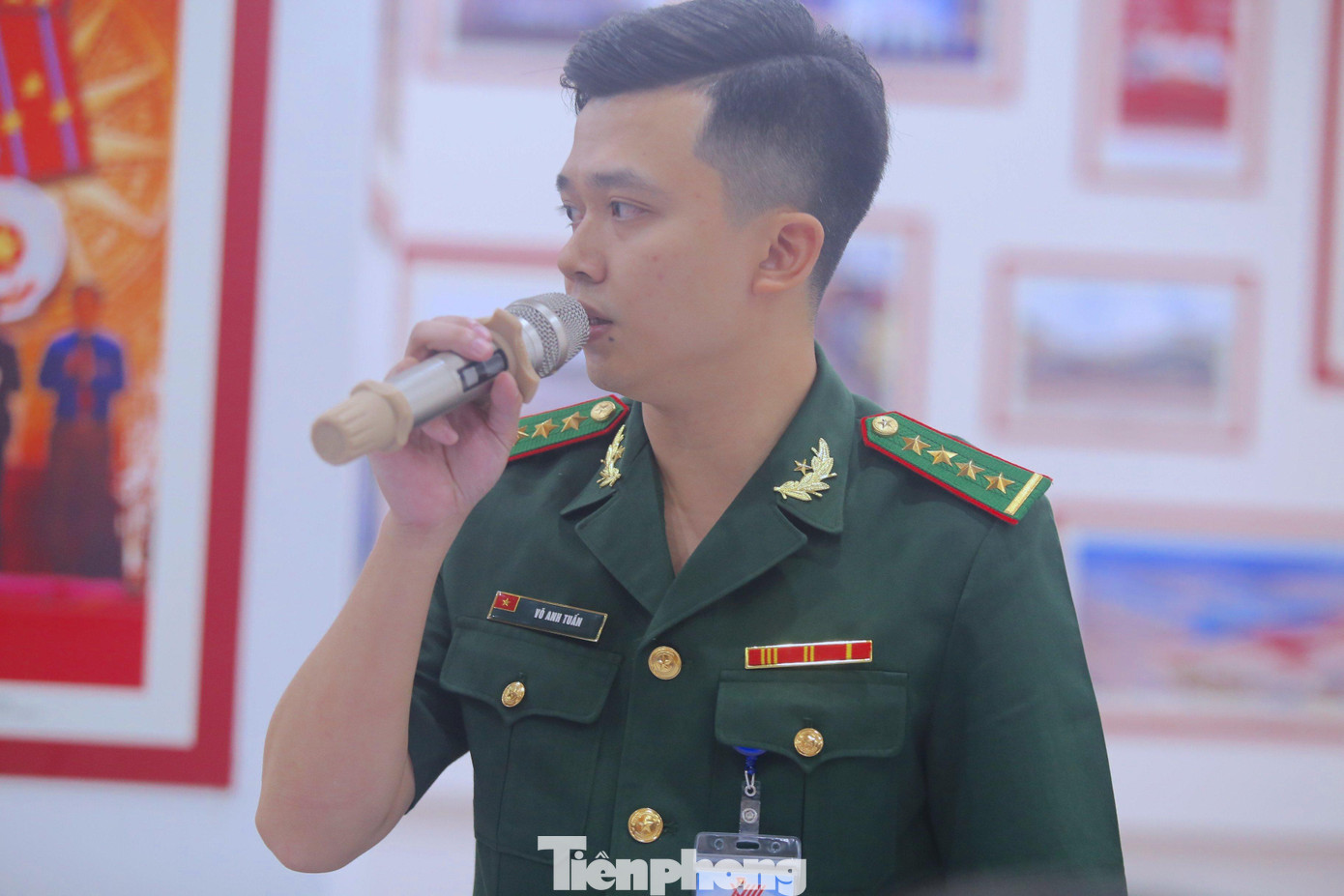 Ông Võ Anh Tuấn - Trạm trưởng Trạm Biên phòng Cửa khẩu Quốc tế Cầu Treo.