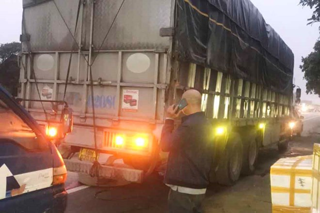 Hiện trường nơi xảy ra sự việc.