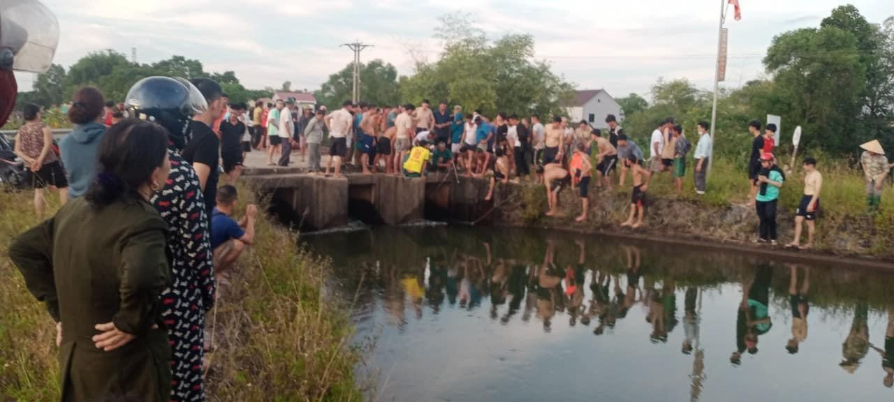 Khu vực kênh nước nơi xảy ra sự việc.