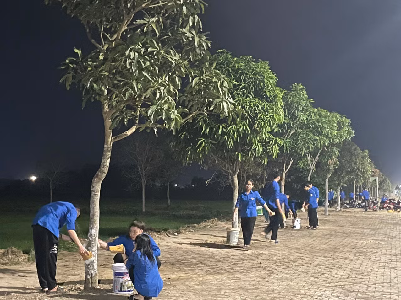 Những ngày qua, tuổi trẻ huyện Đức Thọ (Hà Tĩnh) đồng loạt ra quân thực hiện nhiều phần việc ý nghĩa hướng tới lễ kỷ niệm 120 năm ngày sinh cố Tổng Bí thư Trần Phú. Ảnh: HN