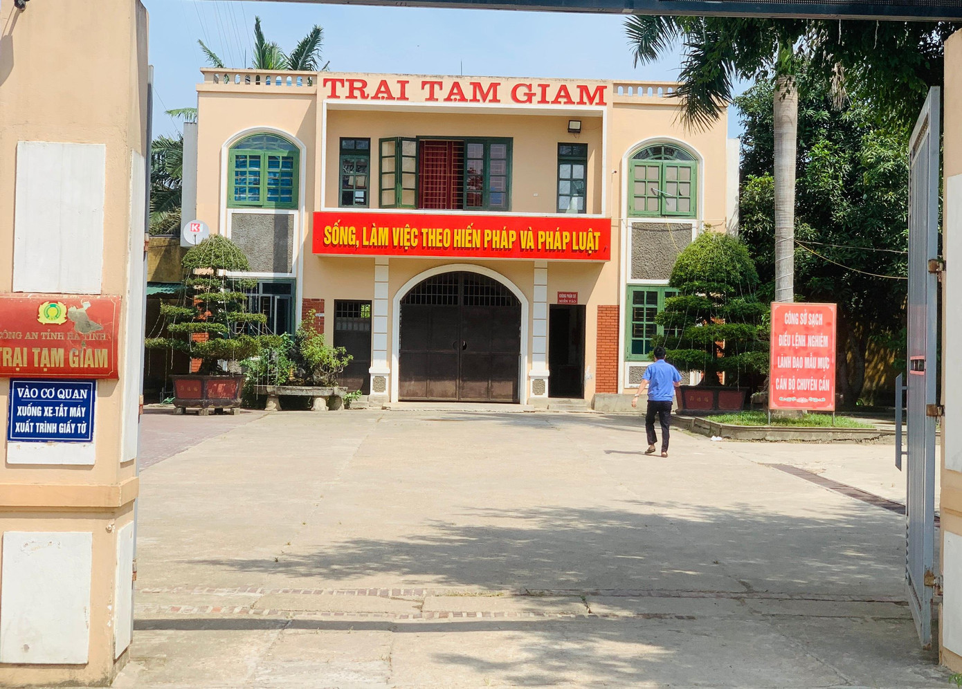 Trại tạm giam Công an tỉnh Hà Tĩnh.