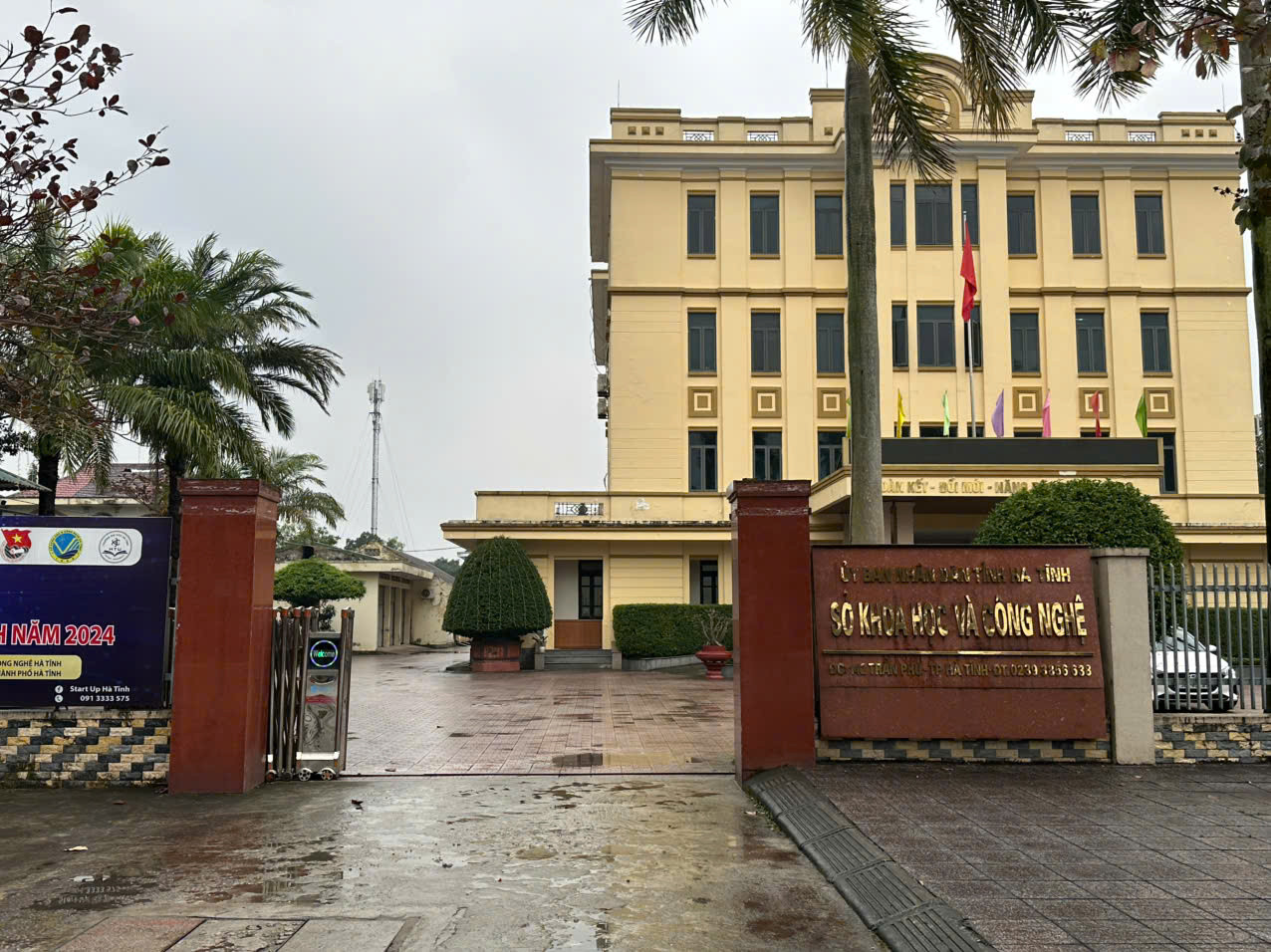 Sở Khoa học và Công nghệ ở Hà Tĩnh.