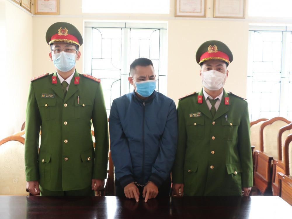 Đối tượng Hà bị bắt giữ.