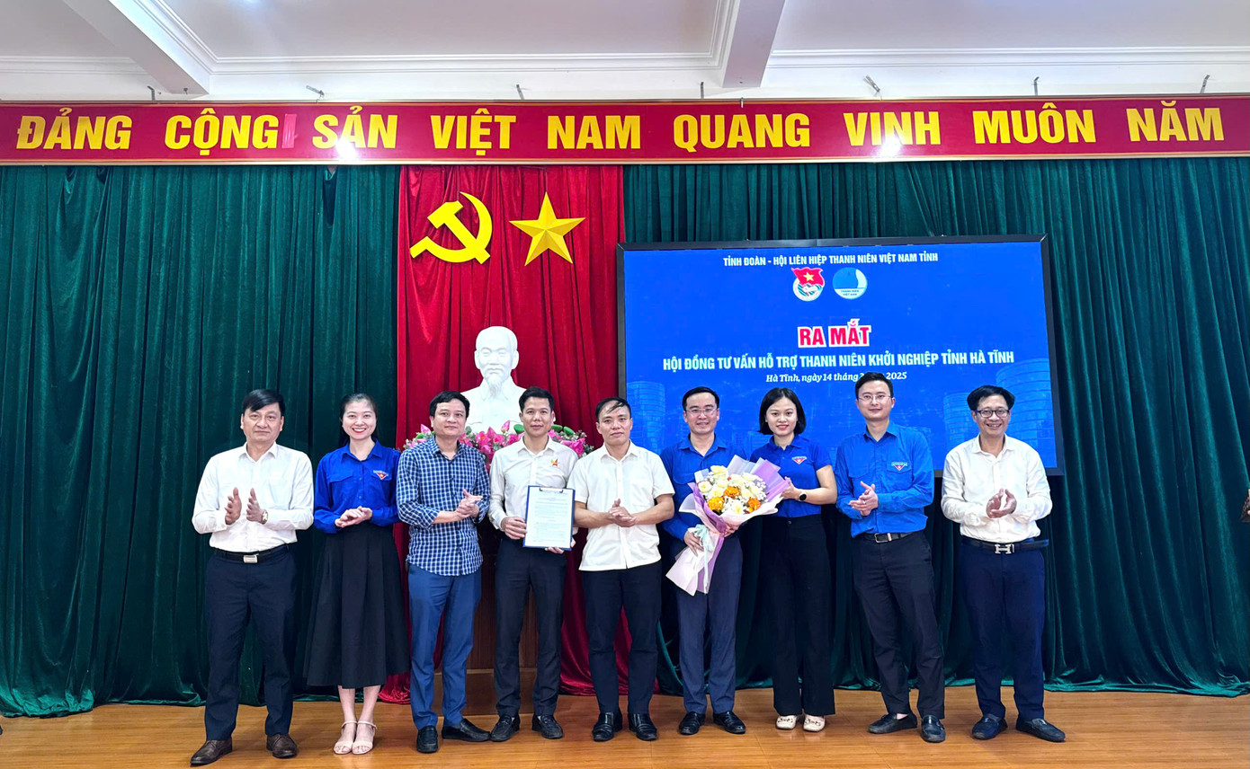 Ra mắt Hội đồng tư vấn hỗ trợ thanh niên khởi nghiệp tỉnh Hà Tĩnh. Ra mắt Hội đồng tư vấn hỗ trợ thanh niên khởi nghiệp tỉnh Hà Tĩnh.