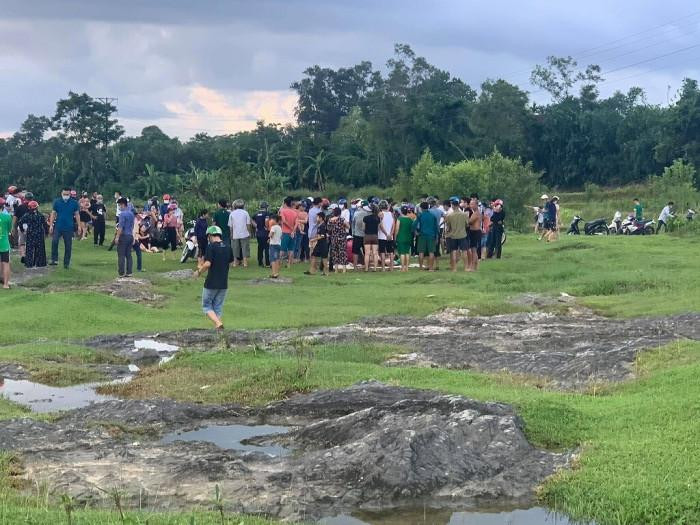 Hiện trường nơi xảy ra vụ việc.