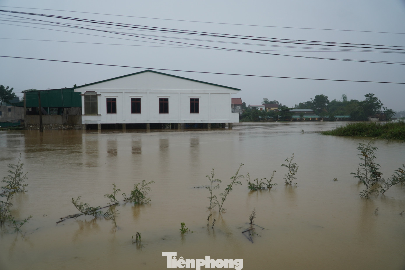Ngày 23/9, mưa lớn kéo dài, nước sông Ngàn Phố dâng cao, nhiều tuyến đường bị ngập cục bộ. Trong đó ghi nhận tại xã Kim Hoa, huyện Hương Sơn khu chợ Đình bị ngập, nước dâng vào nhà nhiều hộ dân khiến cuộc sống bị đảo lộn.