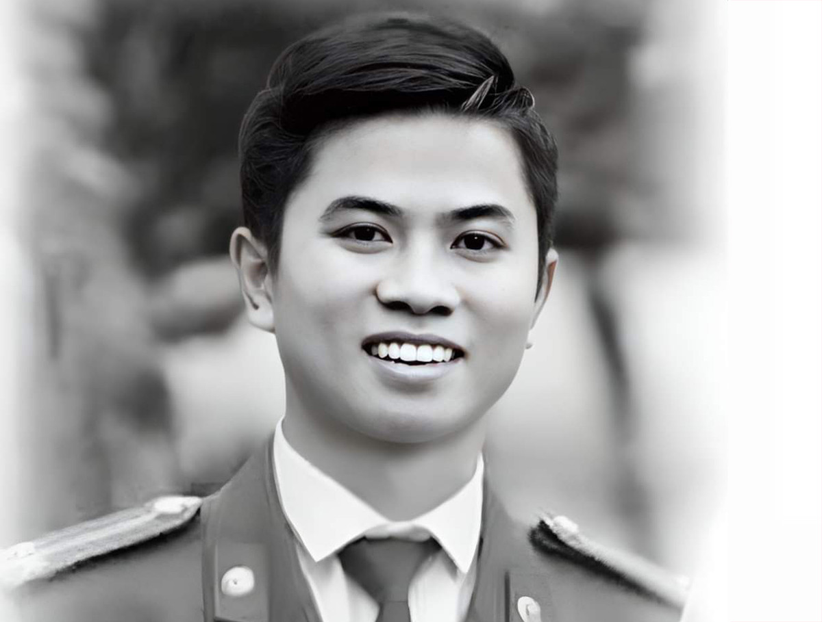 Thượng úy Trần Trung Hiếu (Ảnh Công an Hà Tĩnh). Thượng úy Trần Trung Hiếu (Ảnh Công an Hà Tĩnh).