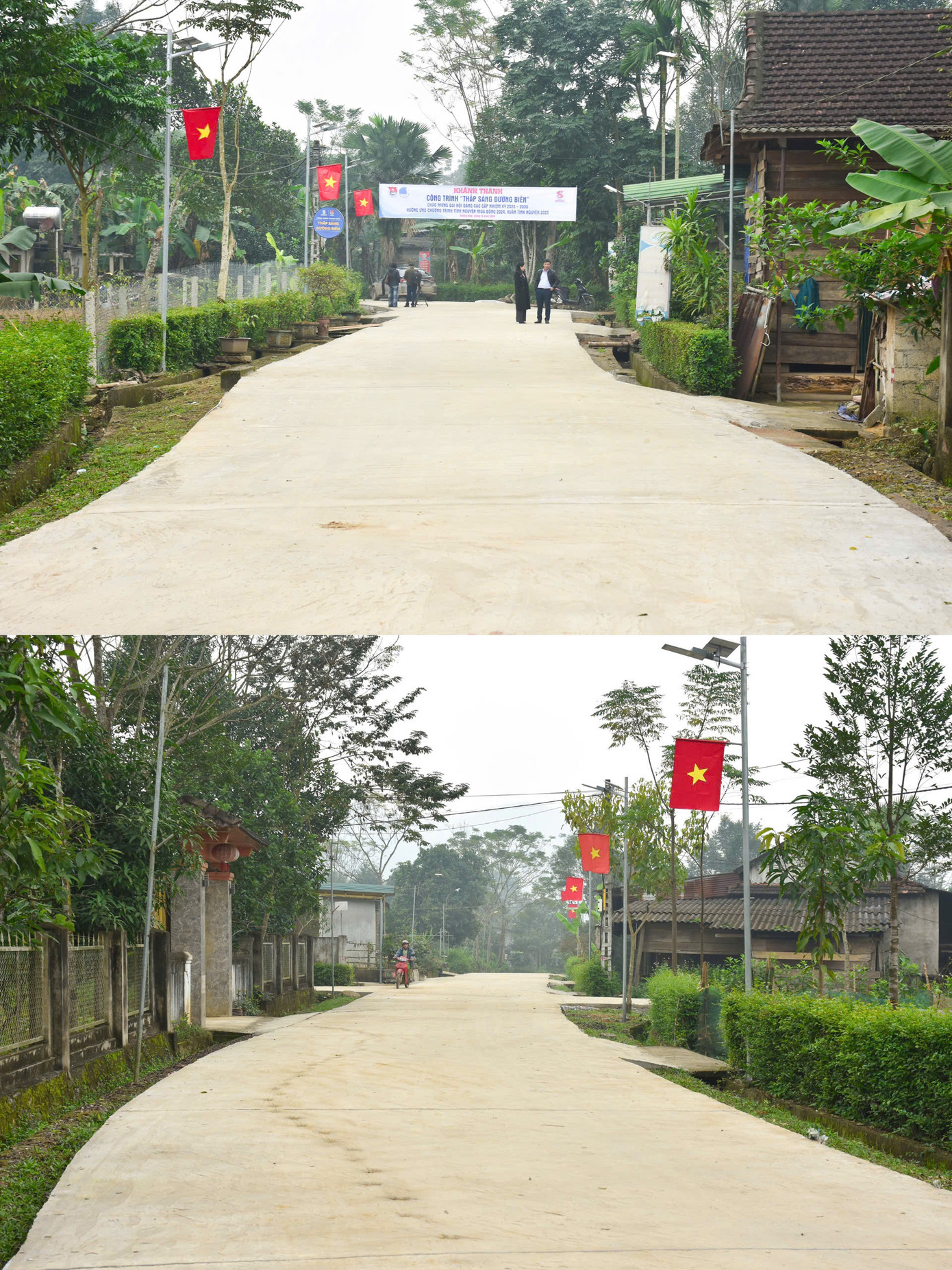 Tuyến đường dài 1km, góp phần giữ gìn an ninh trật tự ở địa phương.