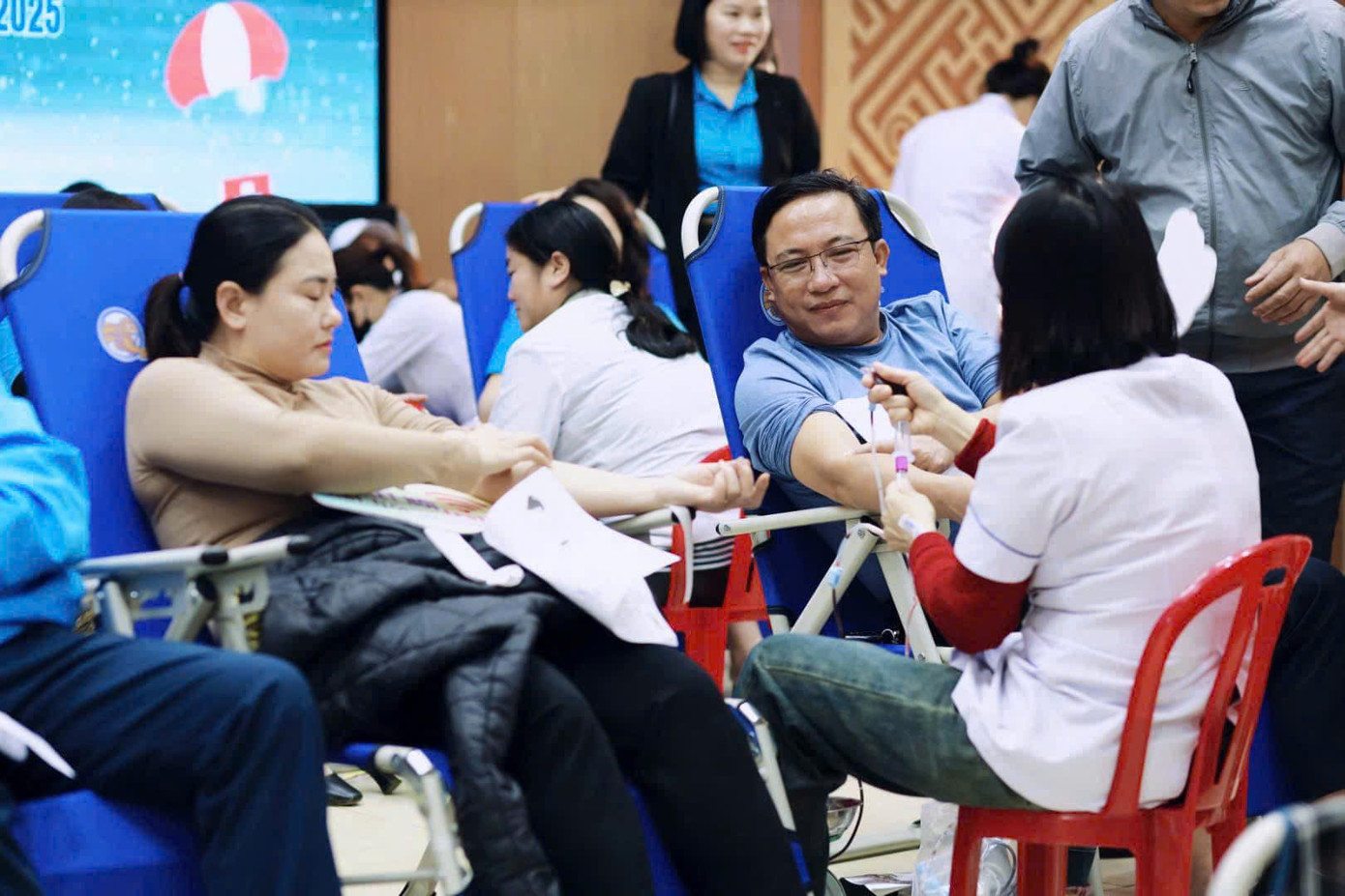 Chương trình tổ chức lần thứ I năm 2025 với chủ đề "Hiến máu đầu Xuân, nhân lên hạnh phúc". Chương trình tổ chức lần thứ I năm 2025 với chủ đề "Hiến máu đầu Xuân, nhân lên hạnh phúc".
