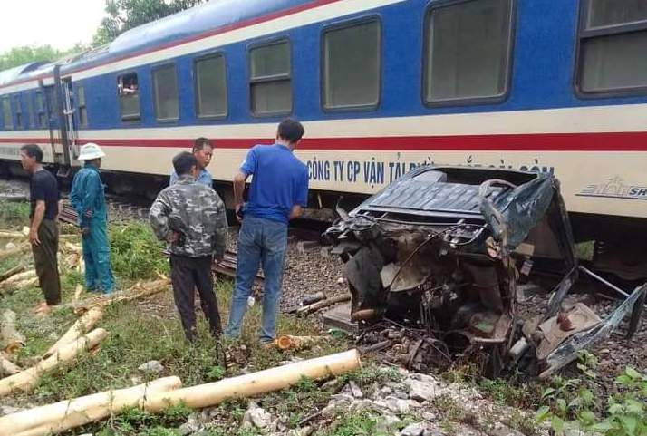 Hiện trường vụ tai nạn.