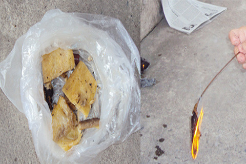 Loại cá khô mà bà Hồng mang về cháy như cao su