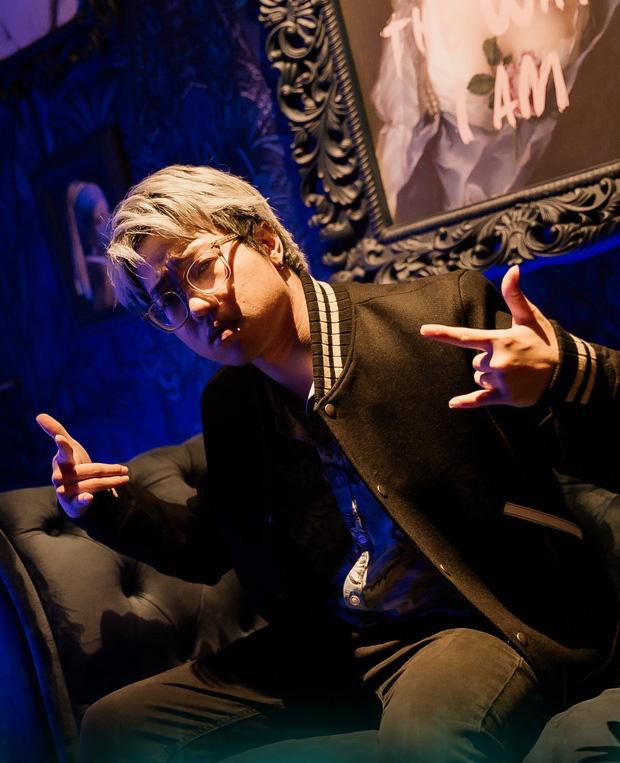 RichChoi tại phòng casting Rap Việt. Ảnh: Fanpage Rap Việt - Vie Channel