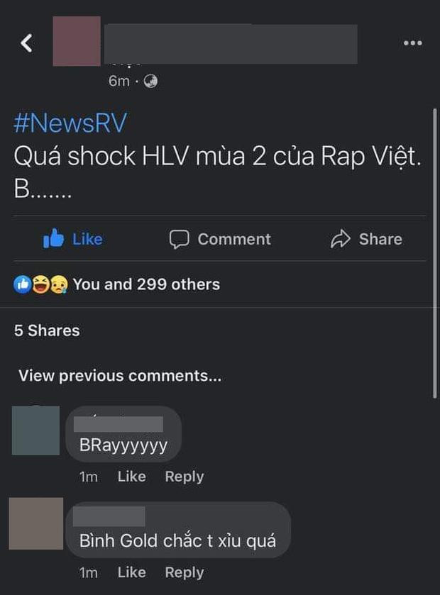 Tuy status đã biến mất sau vài phút, thế nhưng thông tin về "rapper B" vẫn khiến netizen vô cùng xôn xao. Tuy status đã biến mất sau vài phút, thế nhưng thông tin về "rapper B" vẫn khiến netizen vô cùng xôn xao.