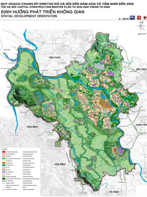 Đồ án Quy hoạch chung Hà Nội tháng 8 - 2010