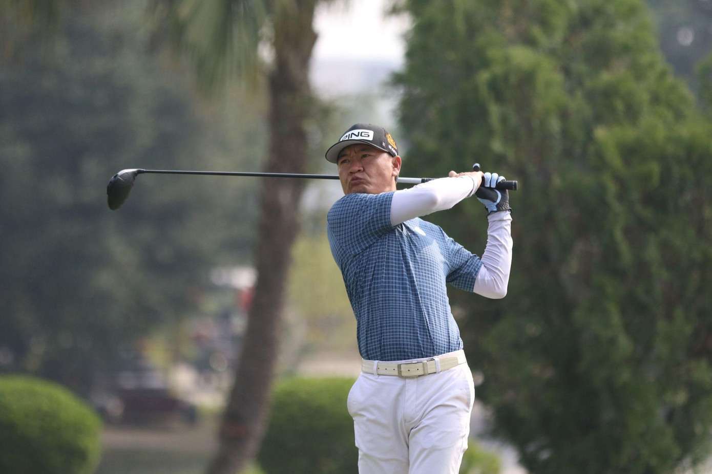 Golfer Đỗ Anh Đức dẫn đầu bảng Nam sau ngày thi đấu đầu tiên