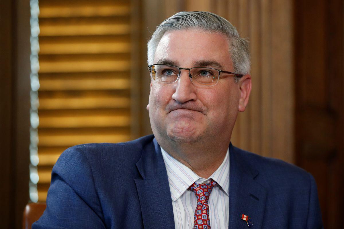 Thống đốc bang Indiana - Eric Holcomb. Ảnh: Reuters Thống đốc bang Indiana - Eric Holcomb. Ảnh: Reuters
