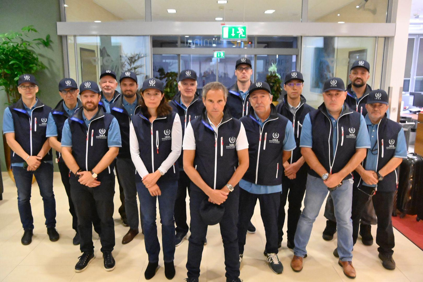 Phái đoàn của IAEA do Tổng giám đốc Rafael Grossi dẫn đầu. Ảnh: Twitter